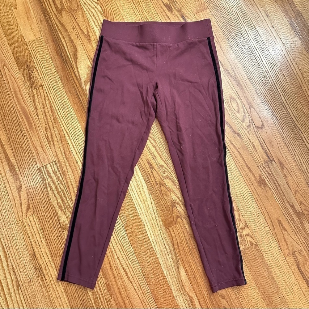 LOFT Maroon Leggings size M